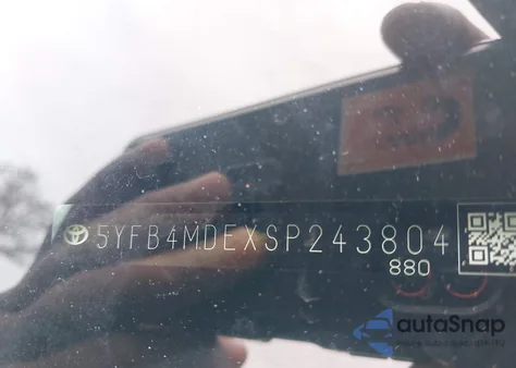 2025 Toyota Corolla Le из США, поврежденный, VIN 5YFB4MDEXSP243804